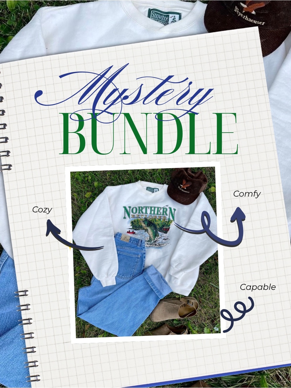 GRANOLA GIRL—Curated Aesthetic Mystery Clothing Bundle (7 pieces 🤯)